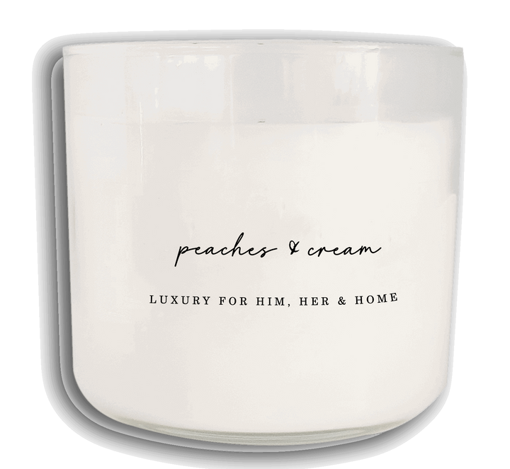 Peaches & Cream - Black Luxe Candle Co.