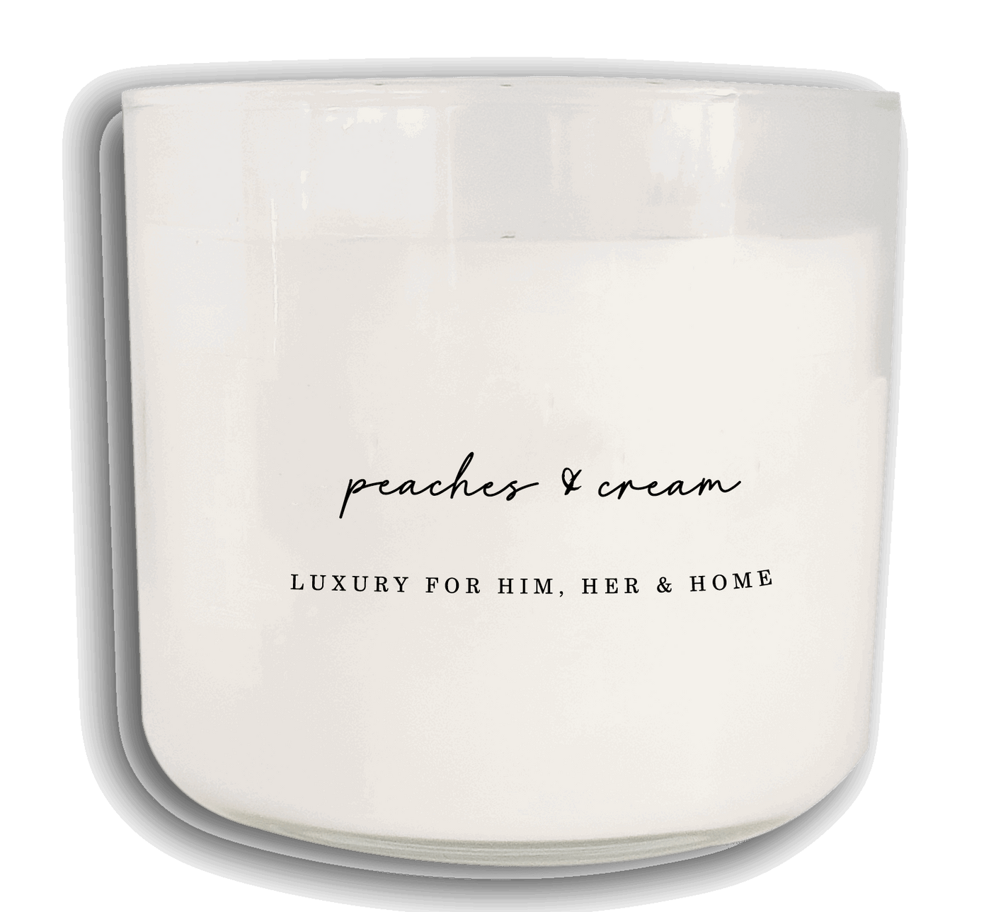 Peaches & Cream - Black Luxe Candle Co.