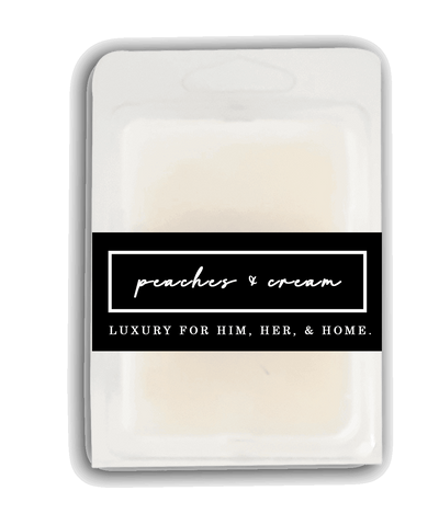 Peaches & Cream Melts - Black Luxe Candle Co.