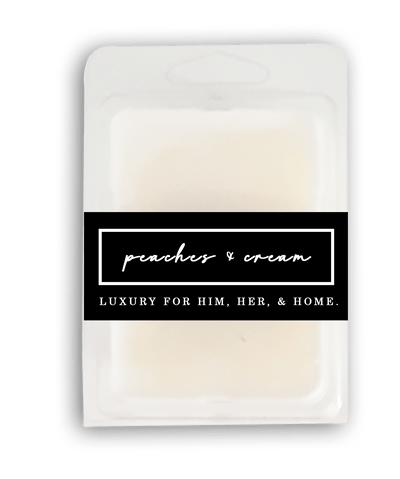 Peaches & Cream Melts - Black Luxe Candle Co.